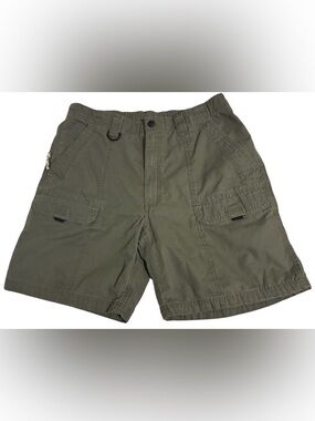 ARMY GREEN CARGO SHORTS MEN’S